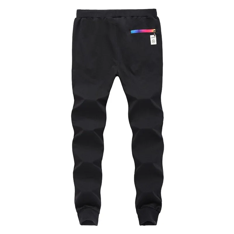 Men Casual Sweatpants Autumn Joggers Pants Skinny Pants Sports Striped Bodybuilding Gyms Male Long Trousers pantalon homme