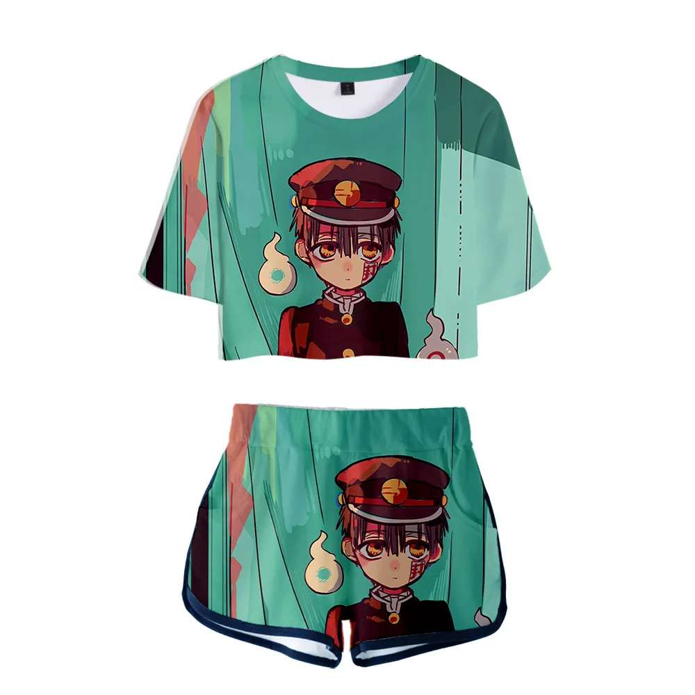 Toilet-Bound Hanako-kun Clothing Set Sport Suit Tshirt Jibaku Shounen Hanako kun Shorts Sport Clothing Yugi Nene Yashiro Disfraz