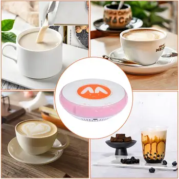 

Intelligent Coffee Warmer Insulation Mixing Cup Coaster with Cool Night Light USB Electric Warming Cup Rug for Office Home 1.21