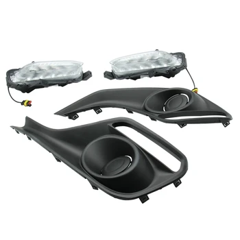 

NEW-2Pcs for Suzuki Swift 2018-2019 Yellow Turning LED Daytime Running Light