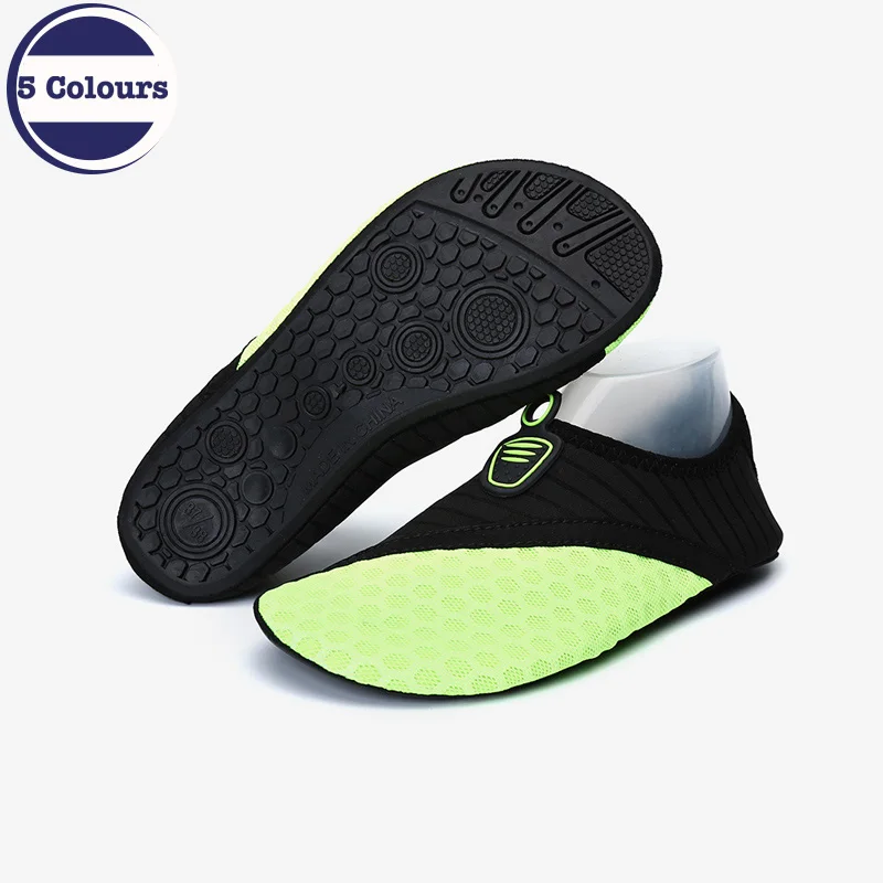 Summer Light Water Shoes Two-Color Stitching Men's Women's Beach Shoes Non-Slip Swimming Shoes Outdoor Beach Socks