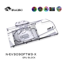 Bykski – bloc de refroidissement d'eau pour carte graphique EVGA RTX3090 N EV3090FTW3 X FTW3 ULTRA GAMING, 3090, 3080 3080 GPU, refroidisseur VGA A RGB