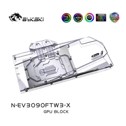 Bykski – bloc de refroidissement d'eau pour carte graphique EVGA RTX3090 N EV3090FTW3 X FTW3 ULTRA GAMING, 3090, 3080 3080 GPU, refroidisseur VGA A RGB 