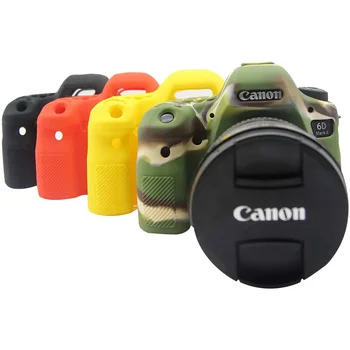 

TENENELE Soft Silicone Case Bags For Canon EOS 6D Mark II 2 Colour Rubber Protect Body Cover For Canon 6D2 Camera Bags Accessory