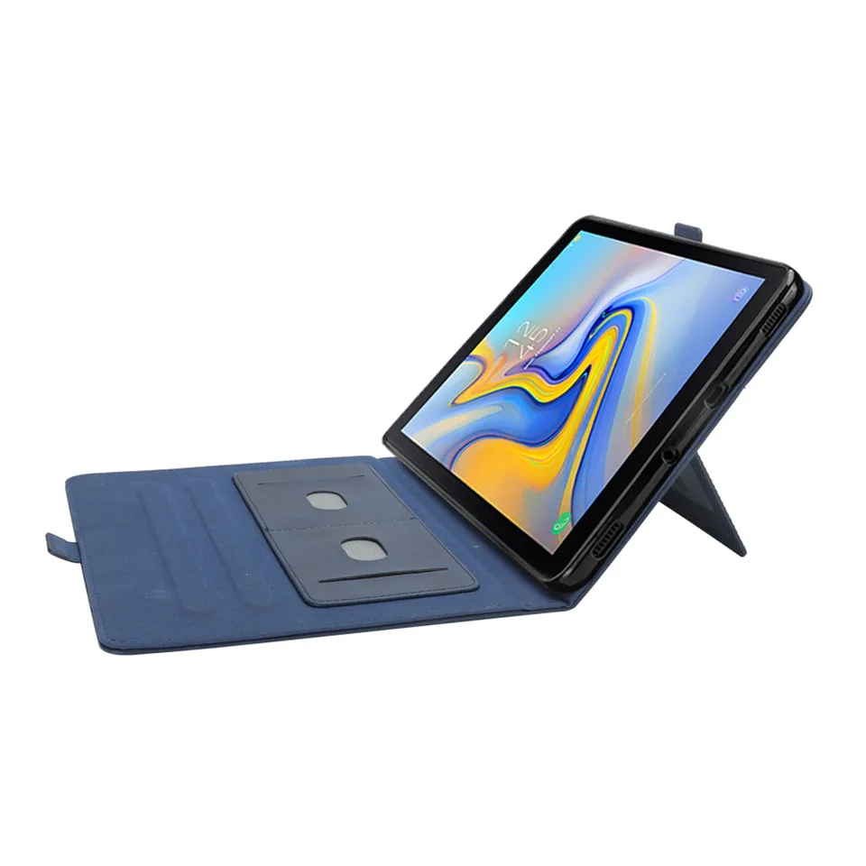 Роскошный чехол для Samsung Galaxy Tab A2 10,5 дюймов T590 T595 T597 SM-T595 чехол для планшета из искусственной кожи+ ручка