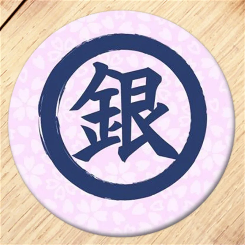 T1017 Anime Gintama badges pins Cartable Sac à dos décorer 