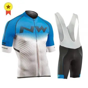 

2020 Northwave Nw Men Cycling Jersey Set Summer Short Sleeve Set Maillot Bib Shorts Bicycle Clothes Maillot Ropa Ciclismo