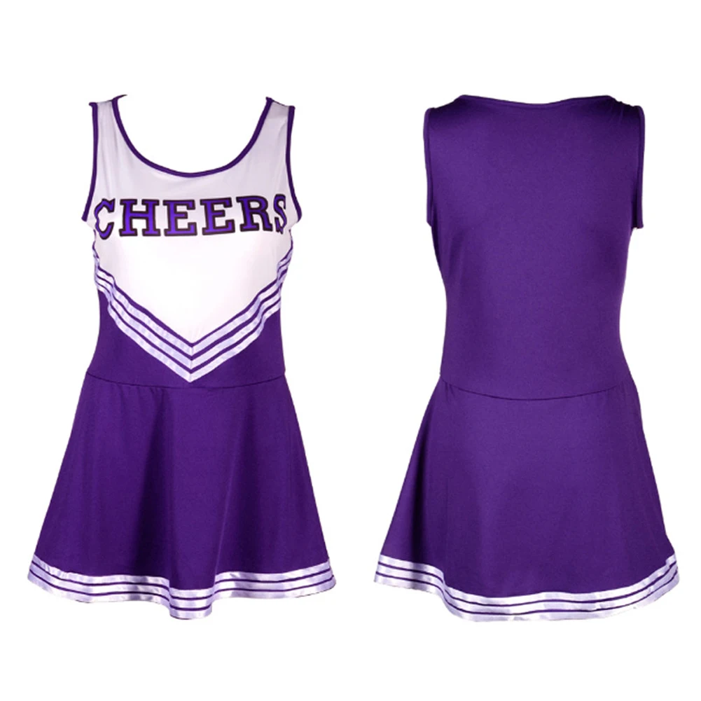 Glee старшеклассница музыкальный костюм болельщика платье одежда наряд Курица вечерние школьной формы танцевальное платье