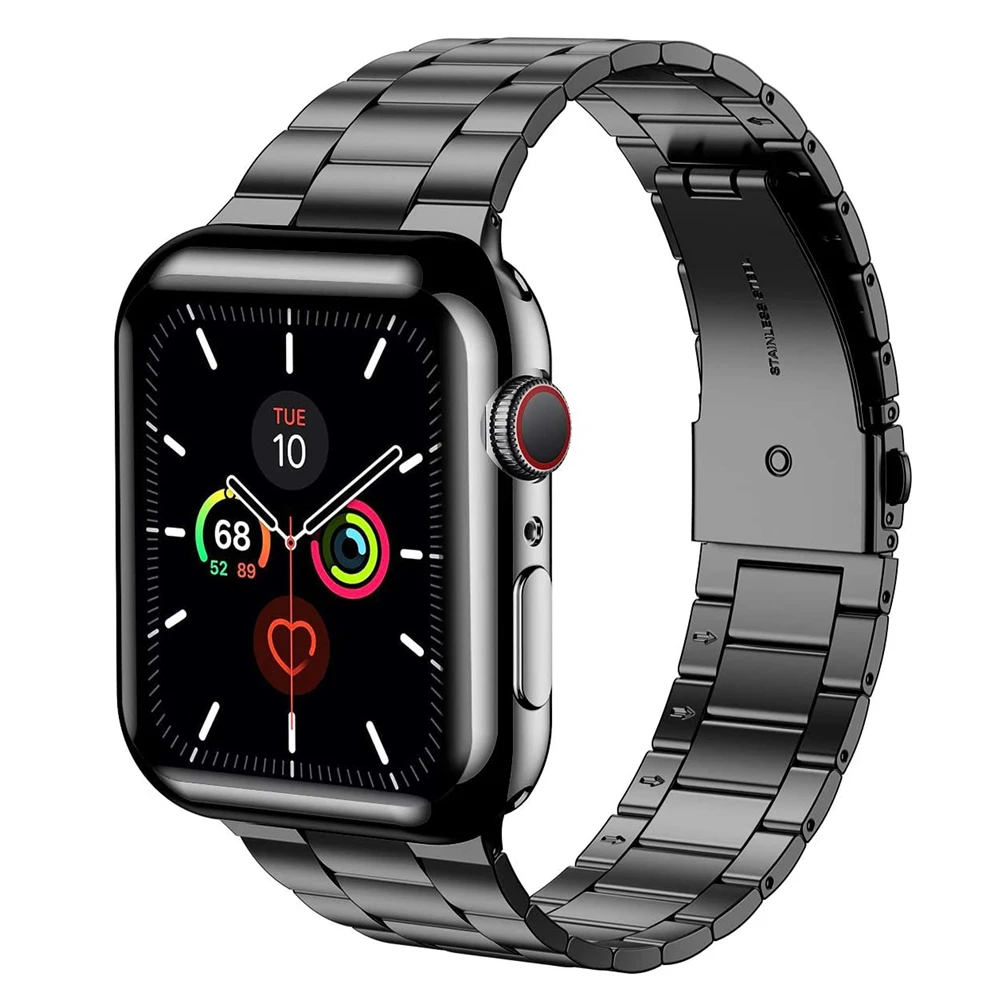 Ремешок и чехол estuche para correas для apple watch band iwatch 42 мм 44 pulseira Series 5 4 3 2 браслет + s 38 40