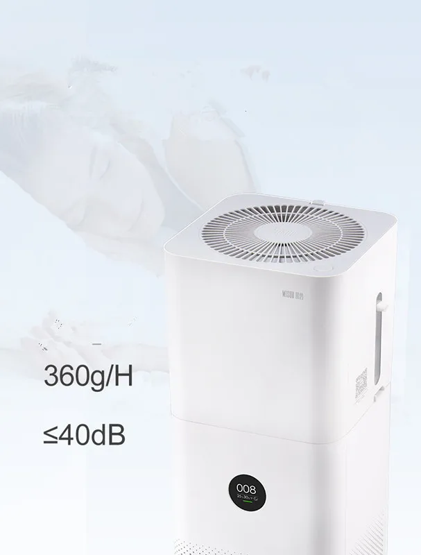Обновление mi SOU без тумана тихий большой емкости, увлажнитель подходит для xiaomi очиститель воздуха 2/1/3 mi air pro