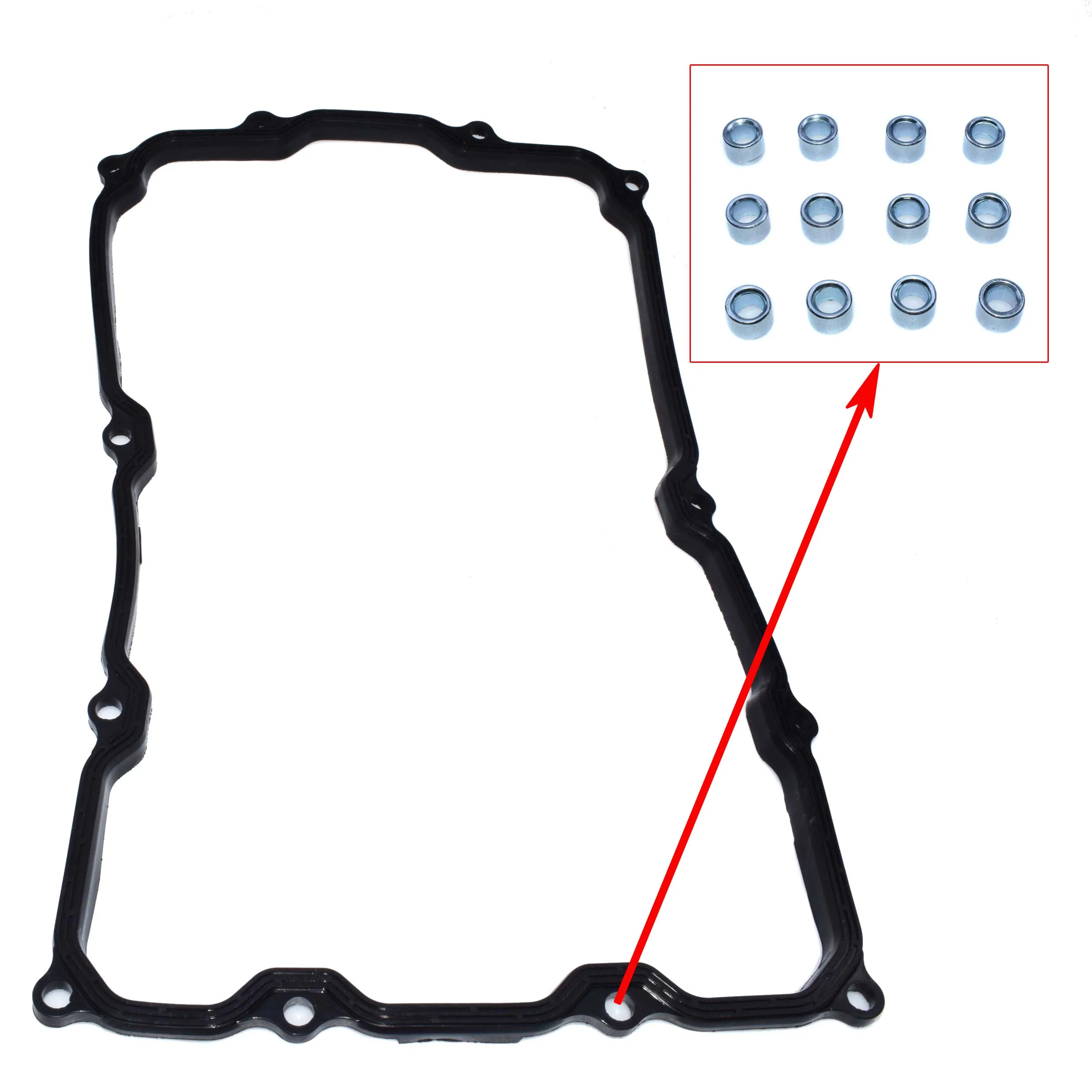 ISANCE Transmission Transaxle Oil Pan Gasket 35168-34020 For Lexus LX570 Toyota Tundra Sequoia Land Cruiser 5.7L V8 2008-