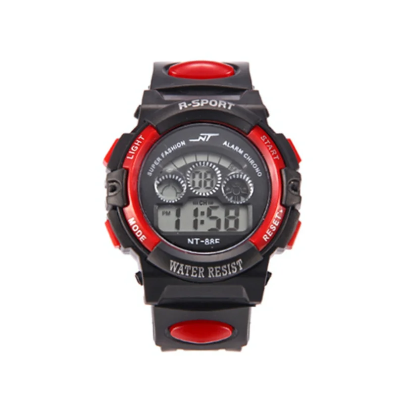 C Sport Student Children Watch Kids Watches Boys Girls Clock Child LED Digital Wristwatch Electronic Wrist Watch for Boy Girl Gift - Цвет: C