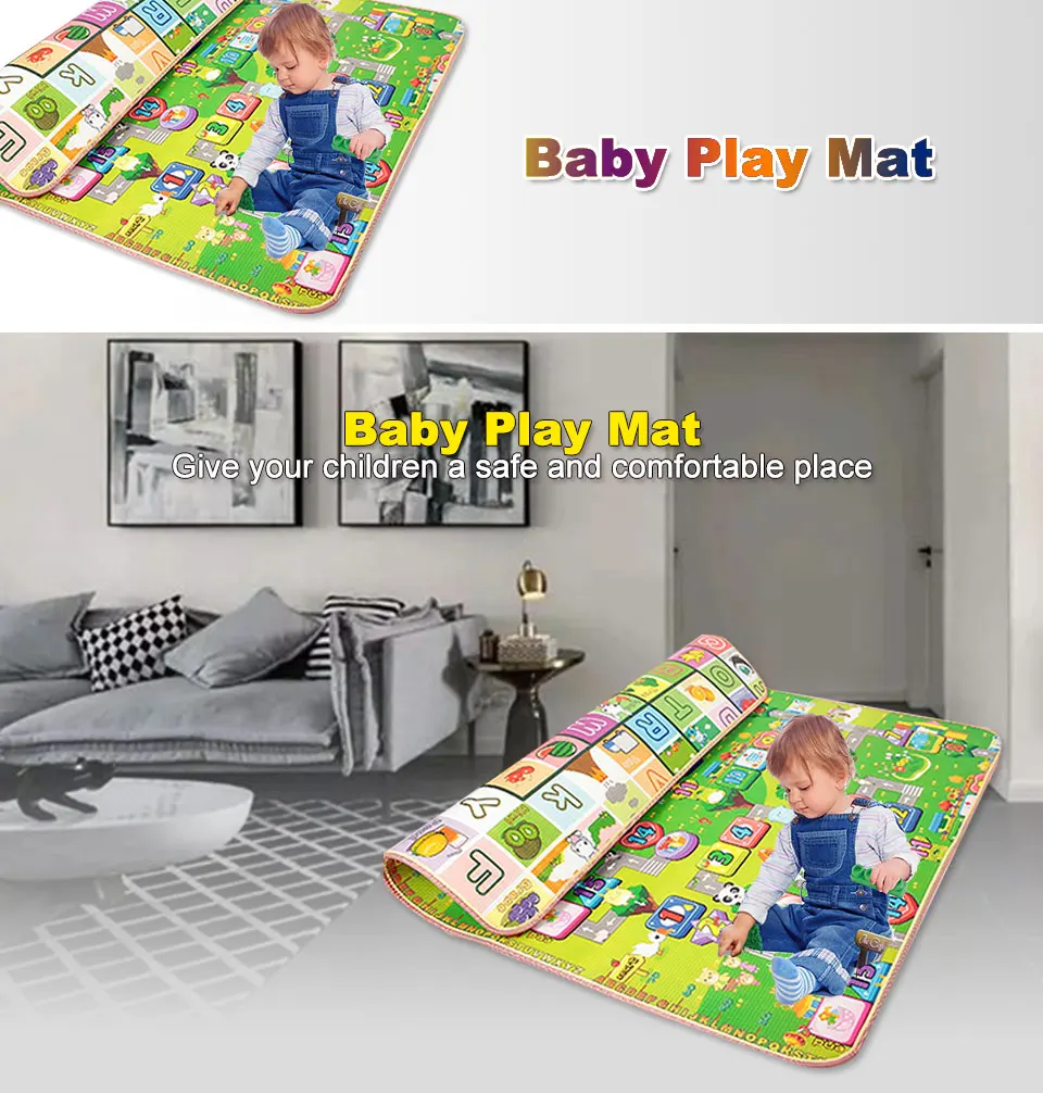 Play Mat Baby Carpet Children Mat Rug For Kids Playmat Crawling Mat Children Carpet Developing Mat Baby Foam Play Mat Game Pad