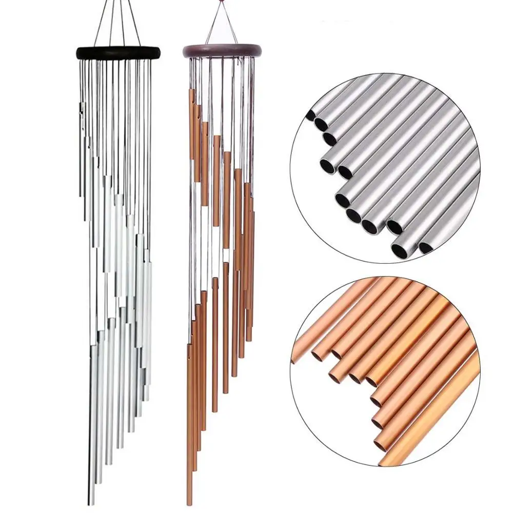 18 трубок колокольчики металлические для улицы сада двора ручной работы