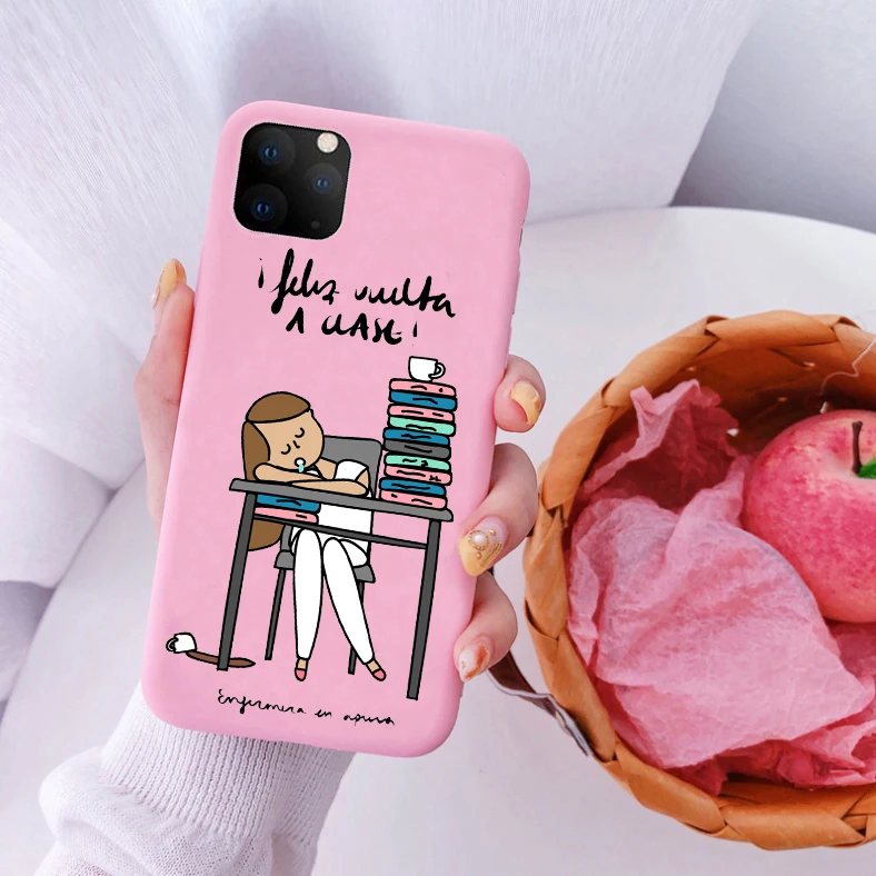 TPU Модный силиконовый чехол для iPhone 11 Pro MAX 6s 7 8Plus X XR XSMAX из Испании с рисунком доктора медсестры - Цвет: TPU