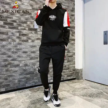 

MEXICAN men's sweater men's suit new hoodie handsome with men's casual sports long-sleeved jacket men