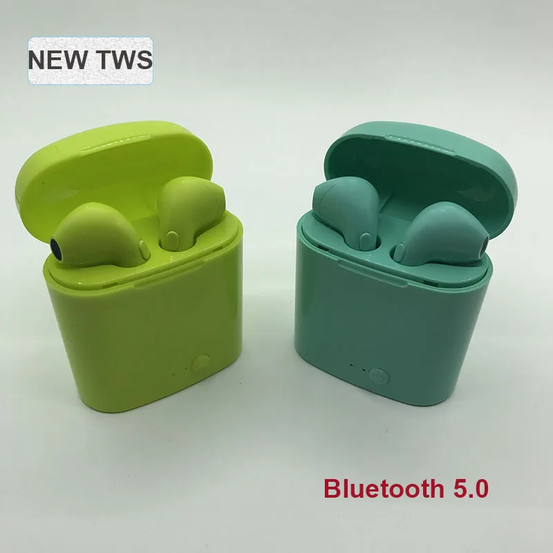 

i7s Tws pk i14 tws Wireless Bluetooth 5.0 Earbuds Earphone with Mic Charging Box For Android iPhone PK i10 tws i11 i12 i13 i9s