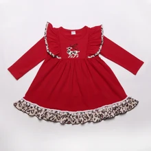 Зимнее платье; одежда с длинными рукавами для маленьких девочек; Изысканная детская одежда; повседневное осеннее платье