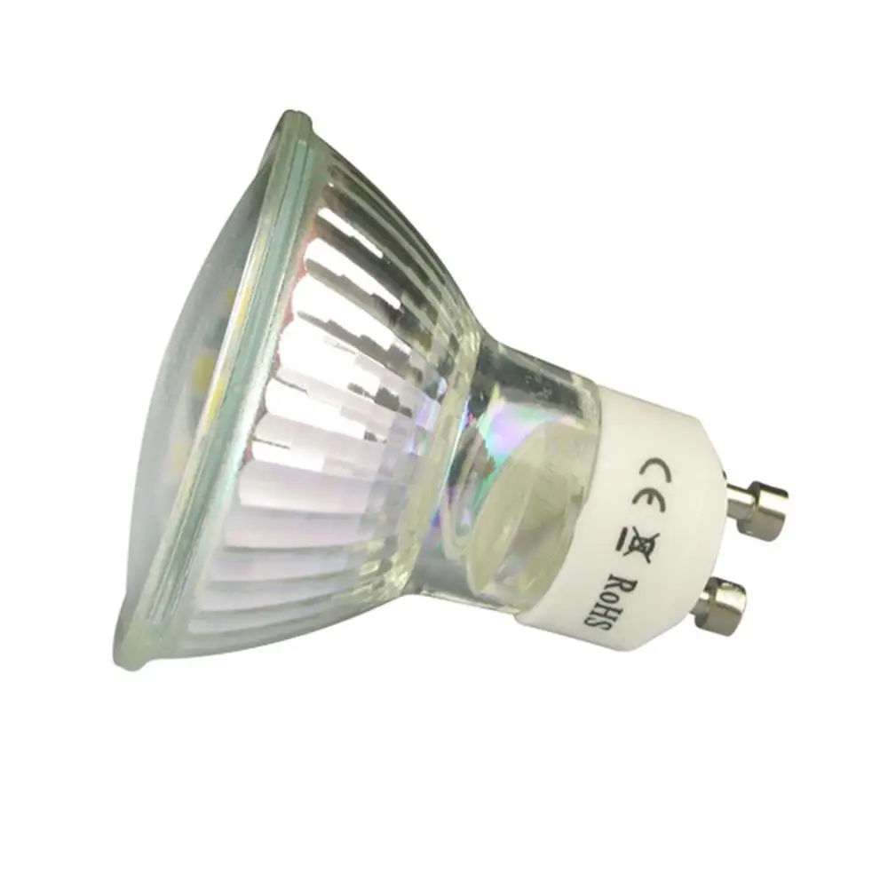 1 x Ceramic GU1 6W 6 SMD33 LED Spot Light Bulbs Warm White/Day White