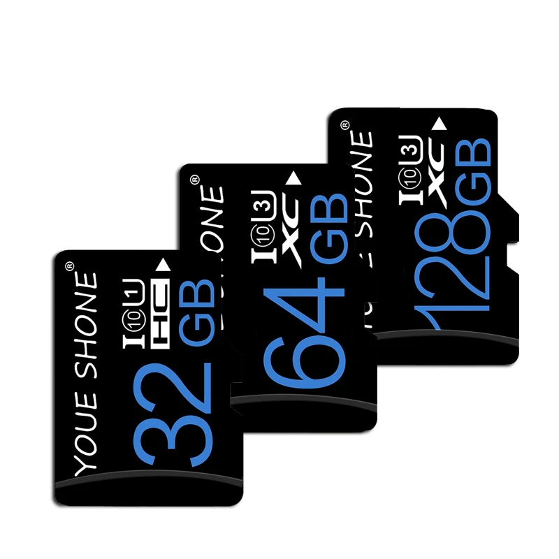 Карта Micro SD, 32 ГБ, 64 ГБ, 16 ГБ, 128 ГБ, класс 10, карта памяти Microsd, TF карта, флеш-накопитель, диск памяти для смартфона/камеры