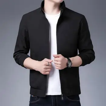 

Jacket Male 2020 New Style Large Code M-8XL Business Casual Middle-aged Spring and Autumn Jacket MEN'S Top