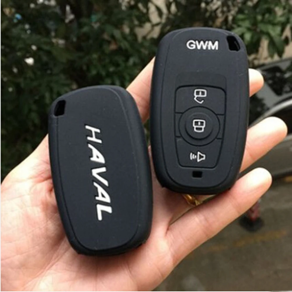 Silicone Car Key Cover Case For HAVAL all Model H3 H5 H6 H7 H8 H9 H8 M4 SC C30 C50 WEY key case key case cover car key shell