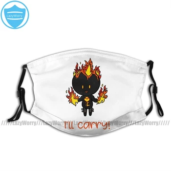 

League Of Legends Mouth Face Mask League Of Chibi Heroes Legend Facial Mask Fashion Funny with 2 Filters for Adult