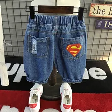 Детская одежда; коллекция года; сезон лето; стиль; модные элегантные брюки-Капри с дырками; джинсы