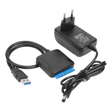 Adaptateur USB 3.0 vers SATA 3, câble de conversion pour disque dur externe HDD SSD de 2.5/3.5 pouces