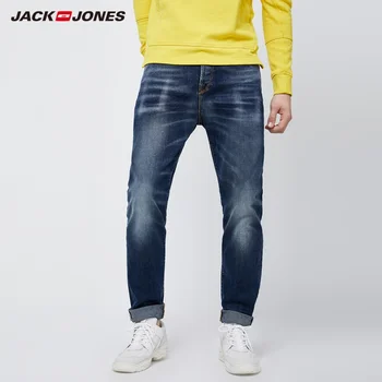 

JackJones Men's Korean Comfortable Distressed & washed Streetwear Jeans Menswear| 219332510