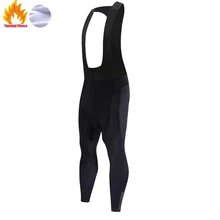 Черные велосипедные штаны без логотипа, Мужские штаны cyclisme homme hiver, зимний комбинезон, 12D гелевая подкладка, зимняя теплая флисовая ткань