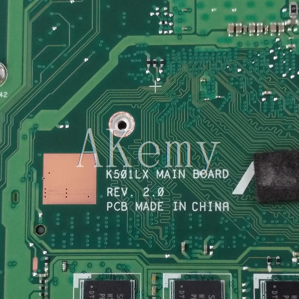  Akemy K501LX For ASUS K501LN K501LB A501L K501L V505L Laotop Mainboard K501LX Motherboard W/ I5-520