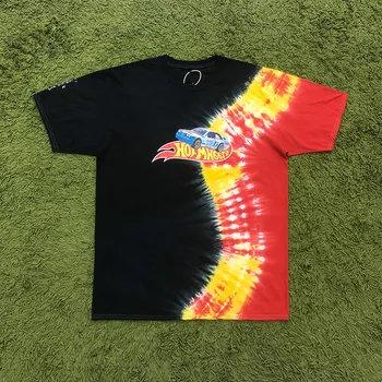 

2020ss Travis Scott Jack Boys Hotwheels Racing Tie Dye Tee T shirt Men Women ASTROWORLD Streetwear Hip-Hop TRAVIS SCOTT T-shirts