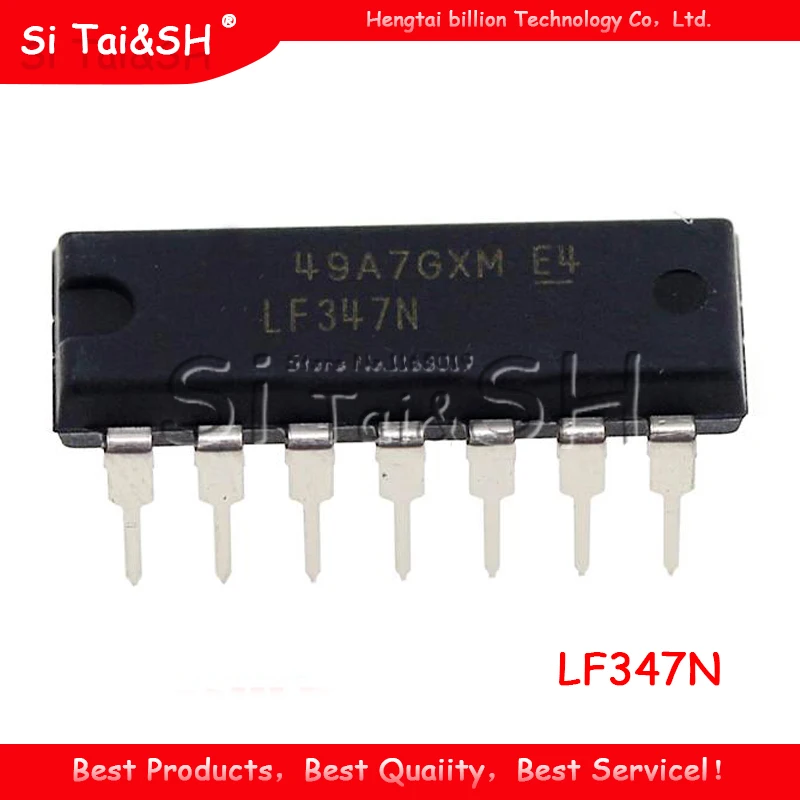 10 шт./лот LF347N LF347 DIP-14 | Электронные компоненты и принадлежности