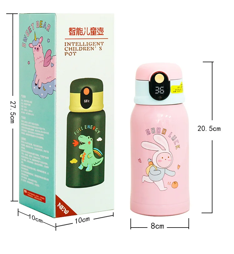 20oz Kids Cartoon Drinking Bottles Double Layers 316 Stainless Steel Water  Thermos Children Insulated Cups Portable Home School - AliExpress