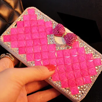 

Handmade Rhinestone Diamond Leather Wallet Case For XiaoMi 8 lite 9T Pro A1 A2 A3 Mix Max 3 Redmi Note 8 pro 5 6A 7 Pro K20 4X