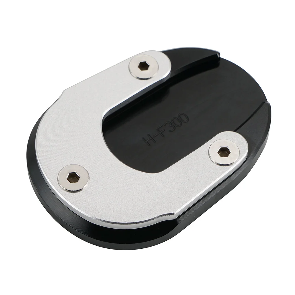 Kickstand боковая стойка пластины расширение для Yamaha FJR1300 FJR 1300 2001- 2013 2012 2011 2010 2009 - Цвет: Черный