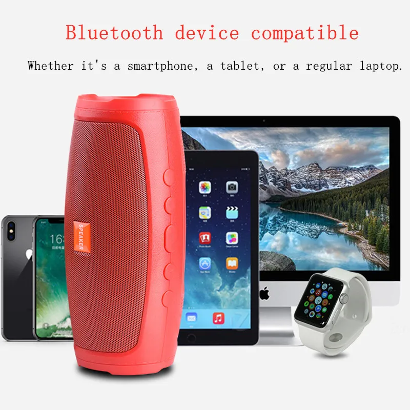 

Bluetooth speaker, small barrel, radio card, USB flash drive, full function, lossless sound quality Bluetooth speaker