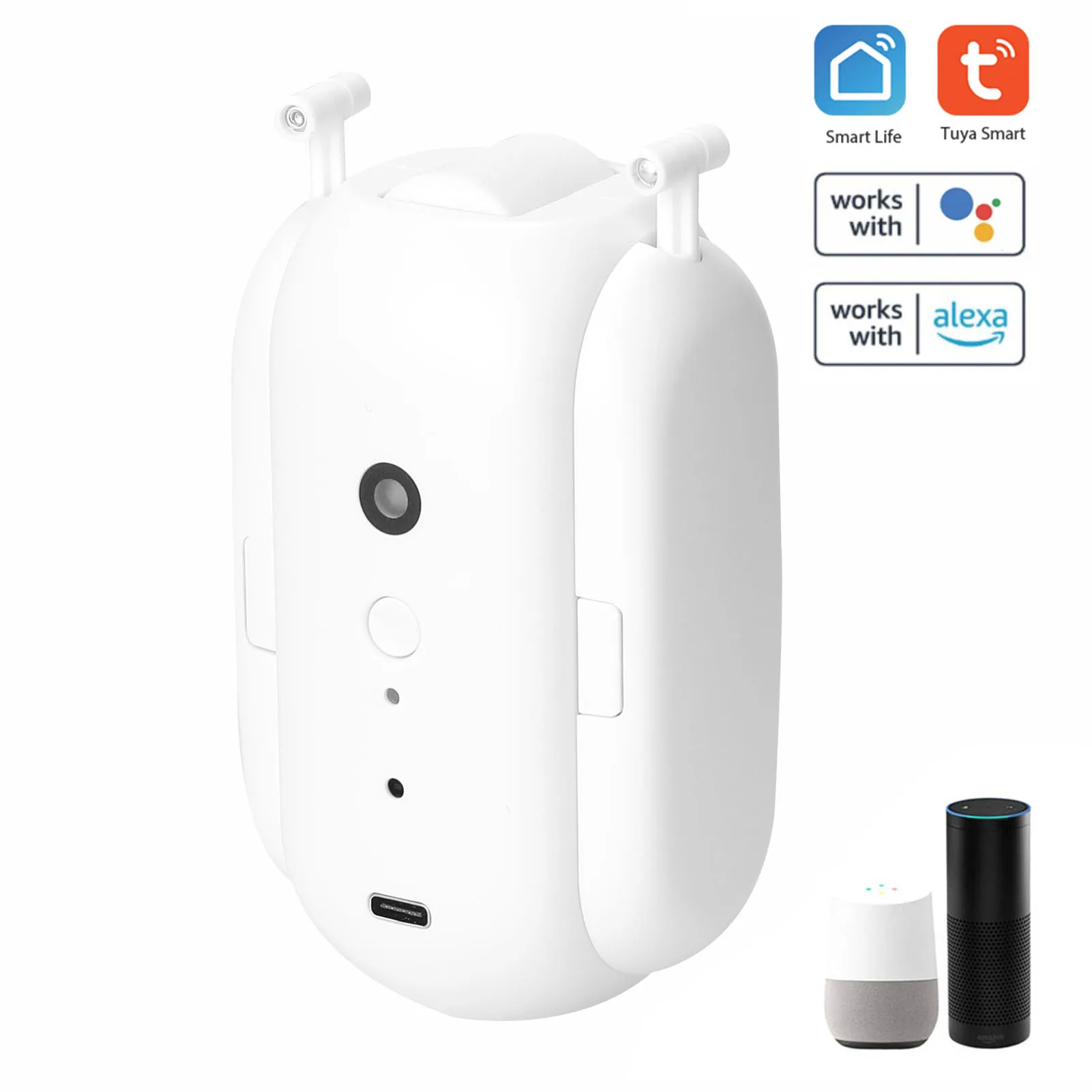 Tuya Smart Curtain Motor Bt Voice Control Swithbot Electric Curtain