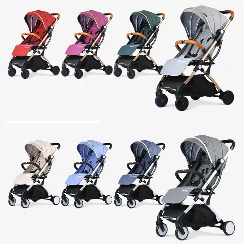 travel system with rubber wheels