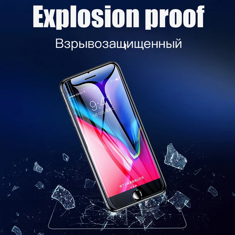 3 шт/2 шт закаленное стекло для iPhone 11 Pro X XS MAX XR Защитная пленка для экрана для iPhone 5 5S SE 6 6s 7 8 Plus защита стекла