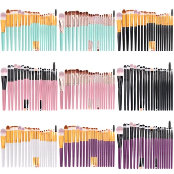 

FAYBeauty 20PCS High Quality Makeup Brushes Set Professional Eyeliner/Eyelash/Eyeshadow Brushes Beauty Women Cosmetics for Face