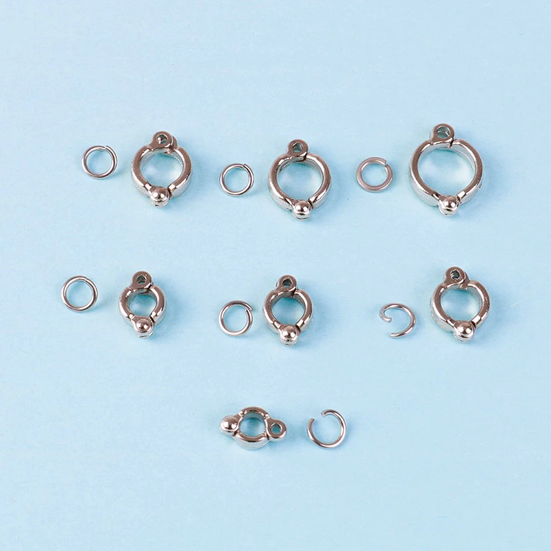 2pcs Pigeon Leg Ring Pet Birds Training Leash Rings Clip Parrot Flying Accessory Opening Foot Ring Accessories Bird Supplies