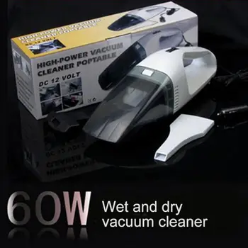 

Mini Car Vacuum Cleaner High Suction Wet And Dry dual-use 12V 120W Handheld Auto Vacuum Cleaner Auto Cleaning Accessories