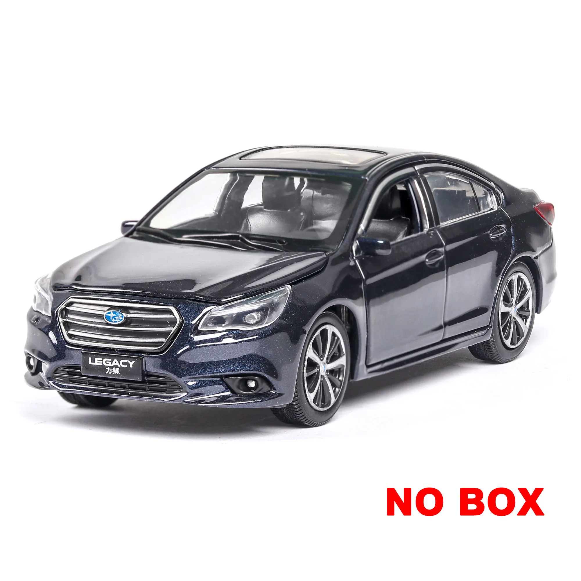 1:32 Subaru Legacy открывающая дверь со звуком и светильник детская Игрушечная модель автомобиля из сплава для детей подарки горячая распродажа - Цвет: Blue no box