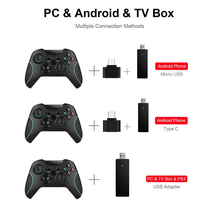 TECTINTER 2 4G беспроводной геймпад джойстик для Xbox One консоль Совместимость с ПК/Android