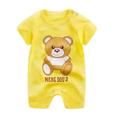 customised baby bodysuits 0-24M Age New Born Baby Girl Boy Clothes Romper Cotton Toddlers Infant Unisex Short Sleeve Clothes Jumpsuit For Newborns Baby Bodysuits made from viscose  Baby Rompers