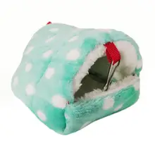  Mini Hamster Hedgehog Warm Chinchilla Guinea Pig Nest Small Animal Pet Bed House Squirrel warm house parrot hut bird nest 