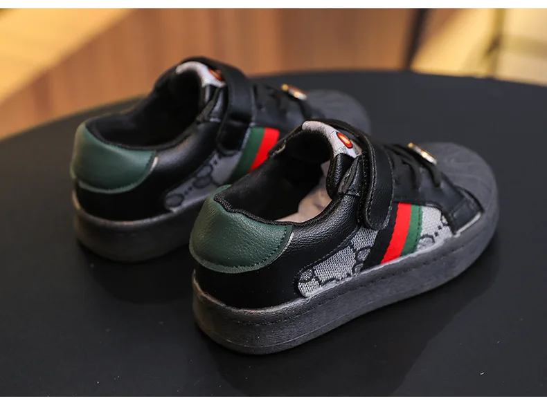 New Fashion Brand Sports Shoes Board Four Seasons Rubber Sole Shallow Mouth Cover Foot Velcro Casual White Age Range Item Type