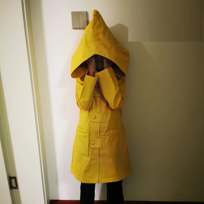 game Little Nightmares Mono Six Cosplay Costume Hungry Kids boys
